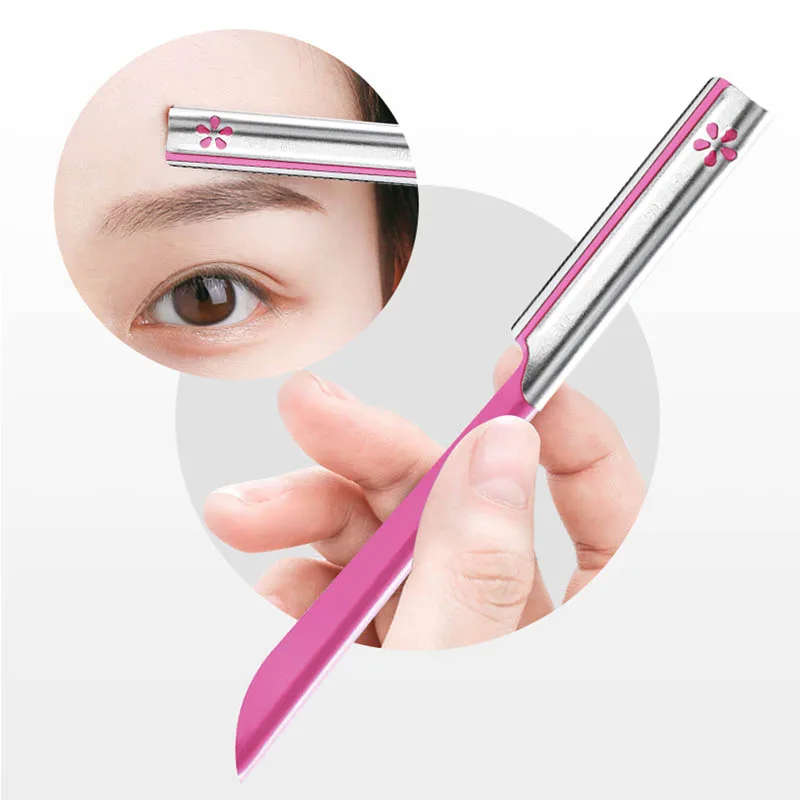 3/5pcs Eyebrow Epilator Sets for Women Makeup Beauty Eyebrows Hair Removal Styling Tool Steel Blade Facial Sourcil Razor Trimmer 3