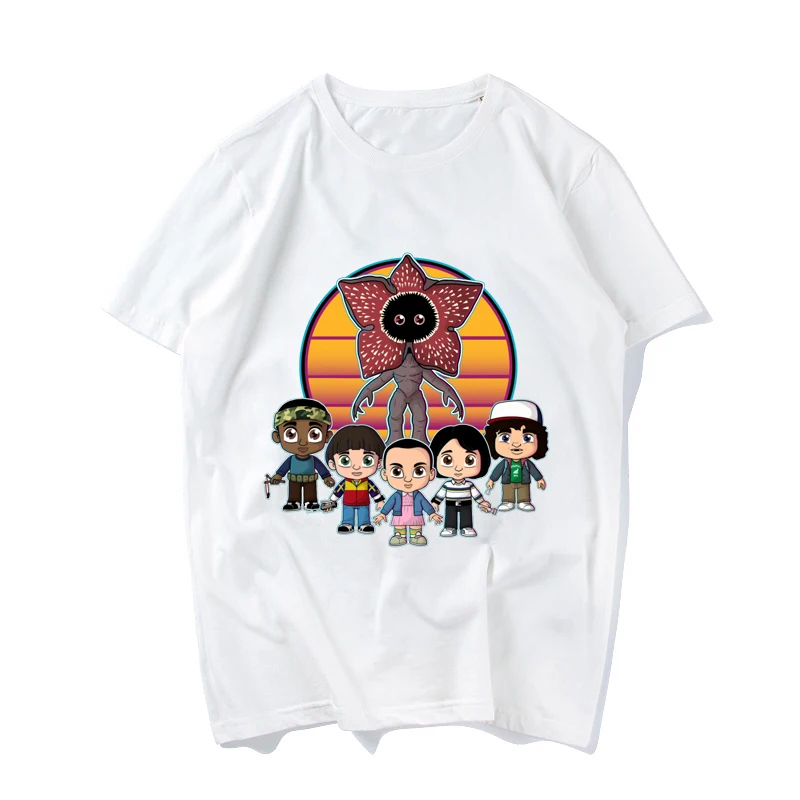 Camiseta/футболка странные вещи Детские футболки для мальчиков и девочек футболка с