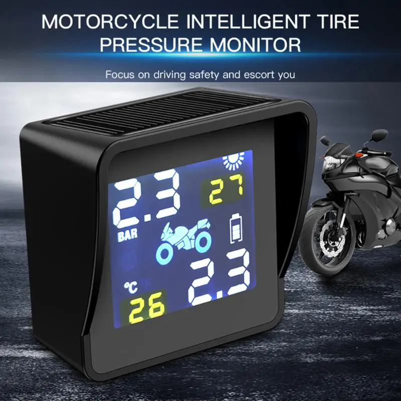 Солнечная система контроля температуры шин TPMS беспроводная сигнализации для