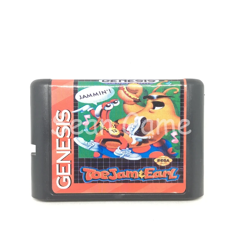 16 бит sega MD игра ToeJam& Earl для sega Megadrive Genesis видеоигровая консоль картридж