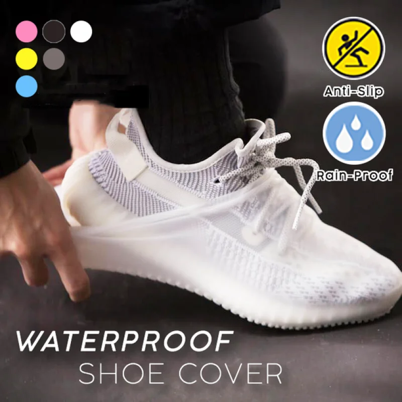 

Reusable Silicone Shoe Cover Waterproof Rain Boot Cover Outdoor Thickened Anti-Skid Wear-Resistant Rubber Rain Boot Covers S-L