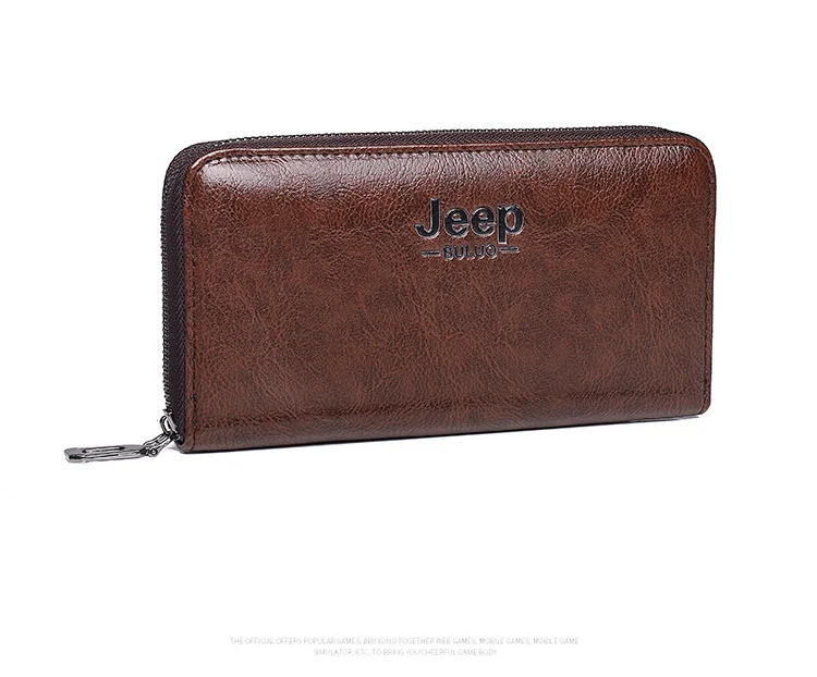 Male hand bag new men long purse single zipper pu handbag large capacity recreation mobile phone bag