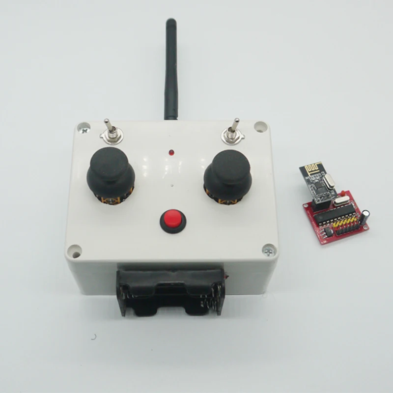 

1Set 6CH Adjustable Speed Remote Controller with Receiver Board Kit Control 6 Motors for DIY Toy Model Tank Tug Boat Car Parts