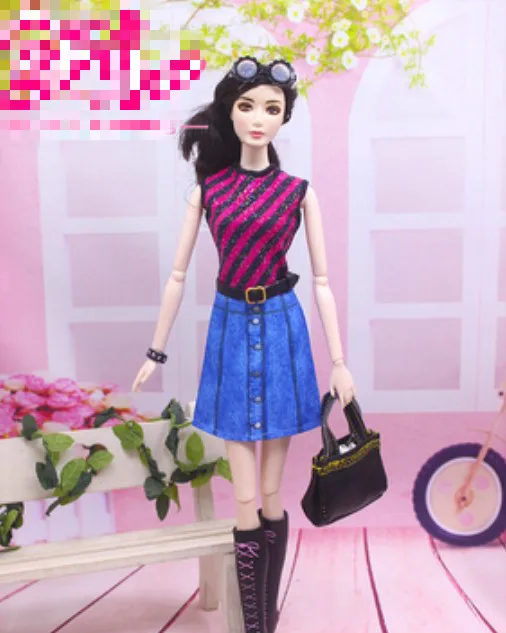 Игрушка Одежда куклы, Платье Брюки аксессуары для юбки для кукол Барби Top14