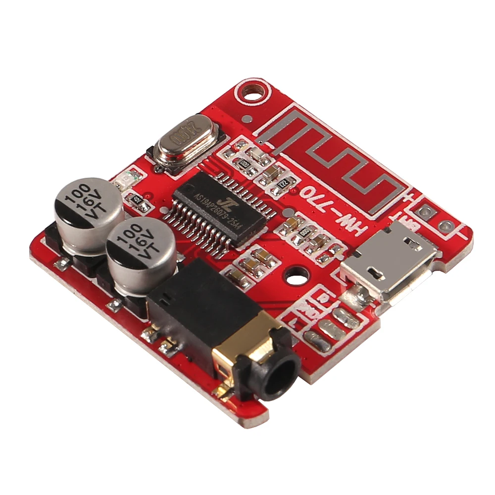 

Bluetooth Audio Receiver Board Bluetooth 5.0 MP3 Lossless Decoder Board Wireless Stereo Music Module 3.7-5V XY-BT-Mini