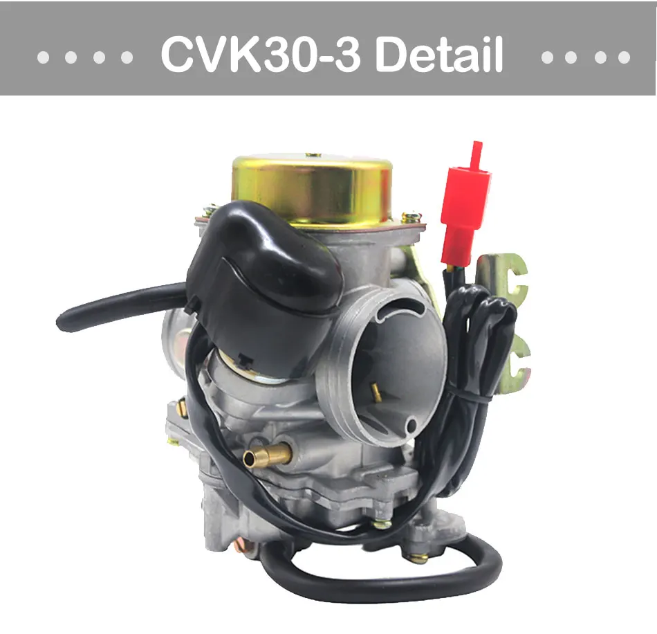 ZSDTRP CVK30 30 мм гоночный карбюратор для 150cc 250cc ATV Скутер GY6 125 150 200cc для AN250 Танк 260 скутер мотоцикл