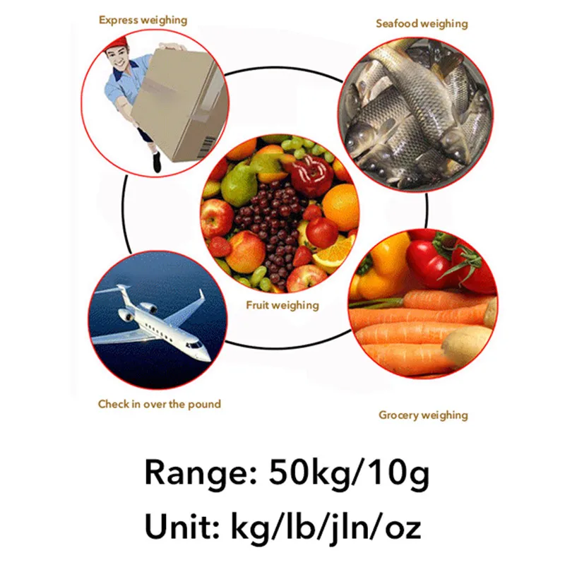 Urijk 50 кг/110lb мини электронные подвесные весы Вес Карманные весы ЖК цифровой подвесной багаж путешествия вес ing рыболовные Весы