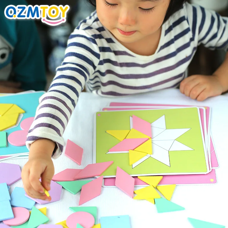 

QZM New Style Children Educational Puzzle Early Childhood Wooden Toys Baby Jigsaw Puzzle Jigsaw Puzzle Building Blocks of Toy 12