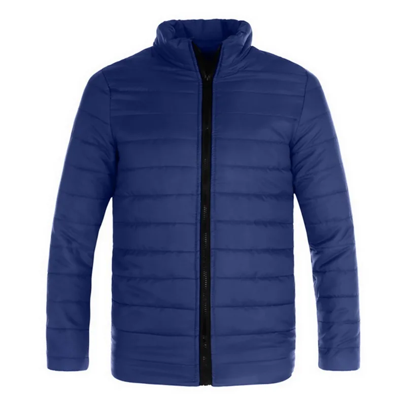 Puimentiua, зимнее теплое хлопковое пальто, мужская куртка со стоячим воротником, повседневные одноцветные пальто, парка, Мужская Толстая куртка высшего размера плюс M-5XL