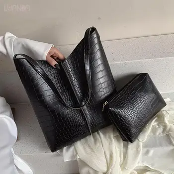 

Hot sales Stone hobo bags shoulder women tote PU leather crossbody bag lady famale handbag high quality composite bag for women