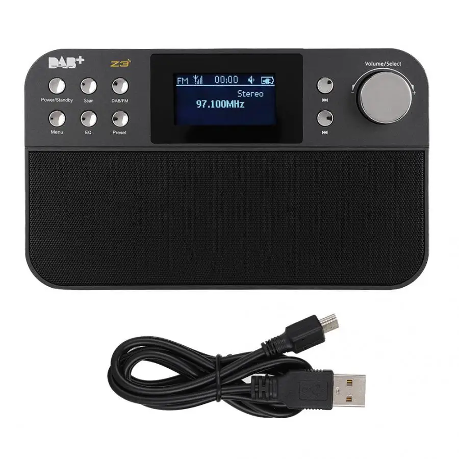 

GTMEDIA Z3 DAB+ FM Digital Broadcasting Black-and-White Display 240 x 320 Radio radio am fm