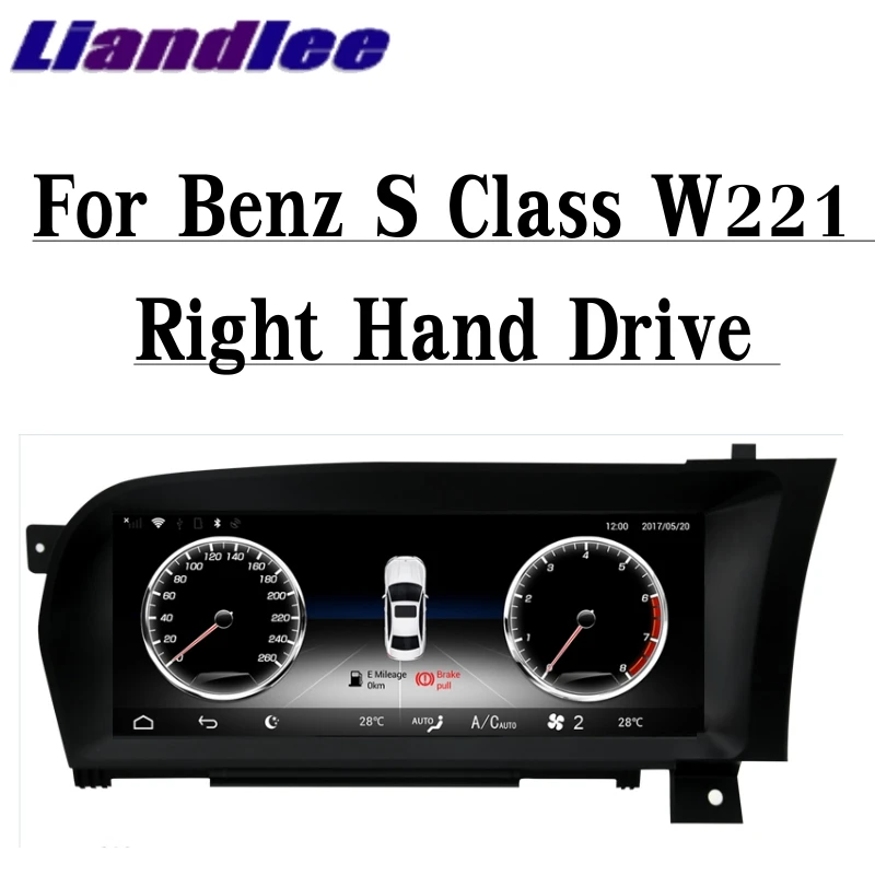 Liislee автомобильный мультимедийный плеер NAVI беспроводной CarPlay для Mercedes Benz S W221 RHD 2006
