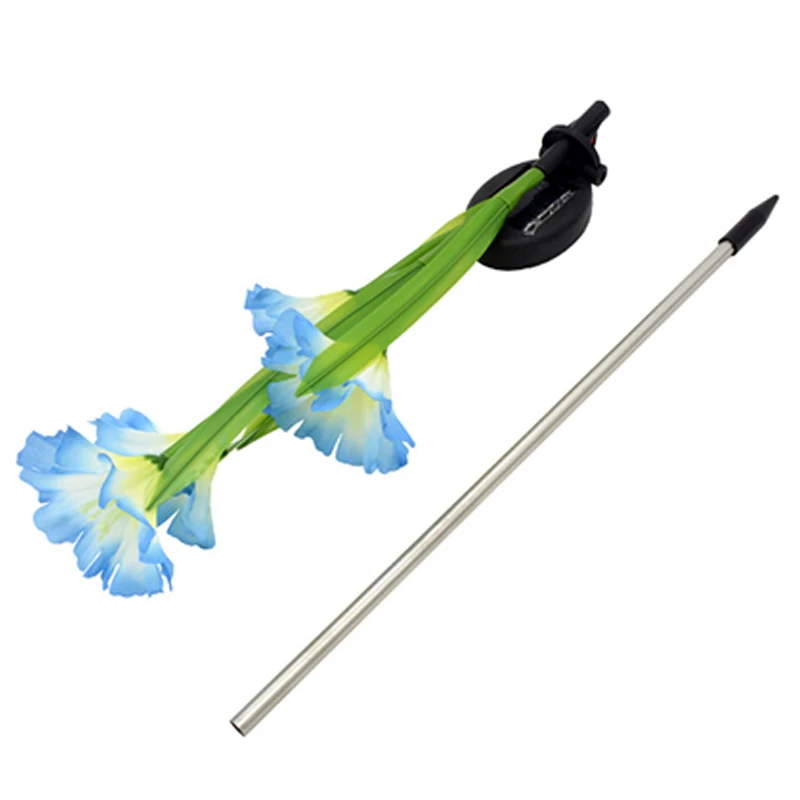Decoração da Flor Lâmpada do Gramado Solar ao ar Livre à Prova Lâmpadas Solares Cabeça Chifre Flor Led Colorido Dwaterproof Água Jardim Decoração Luzes Gramado 4 17 Cheap Lâmpadas solares
