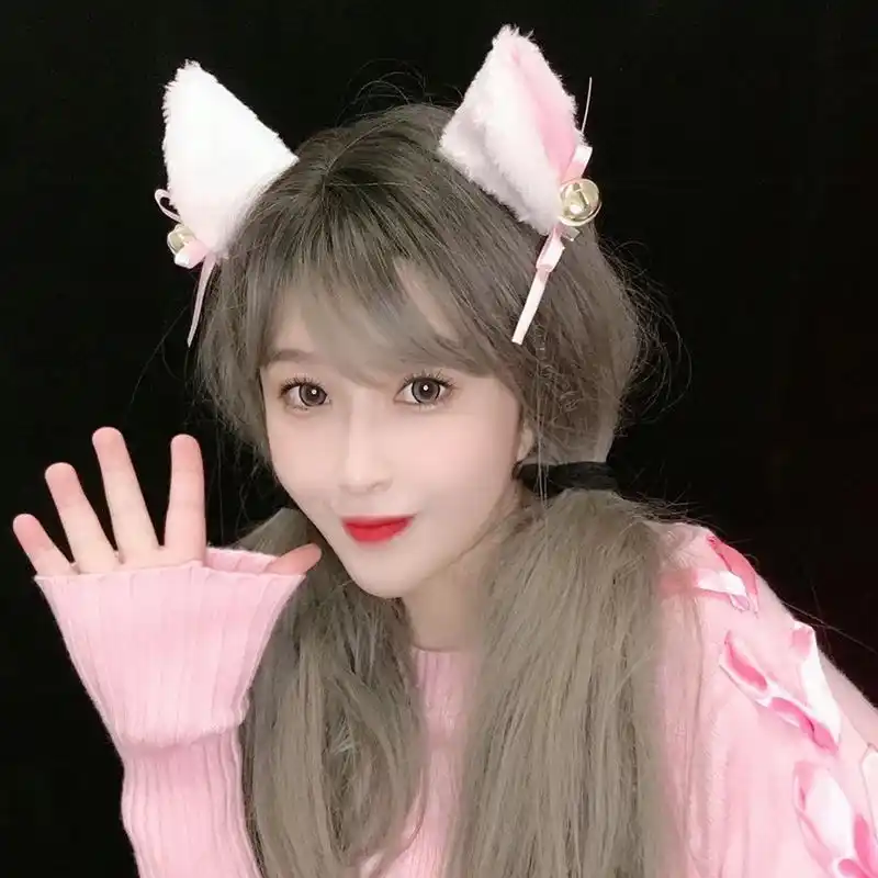 3色美しい仮装ハロウィーン猫耳コスプレ猫耳アニメパーティー衣装蝶ネクタイベル帽子ヘッドバンドアニメ Women S Hair Accessories Aliexpress