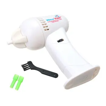 

1 Ear Cleaner + 4 silicone tips + 1 cleaning brush Healthy Painless Health Electric Wax Remover Pick Cordless Vacuum Painless