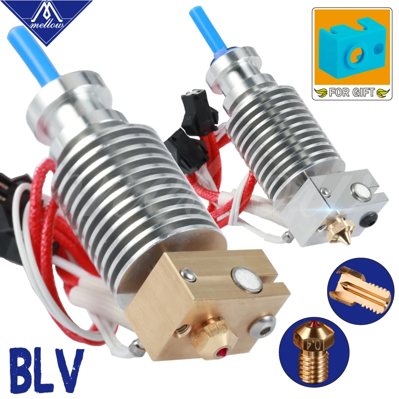 3D принтер Blv Mgn Cube V6 Brass/красный распылитель Hotend для картриджа и термистора 12 В/24 В 40