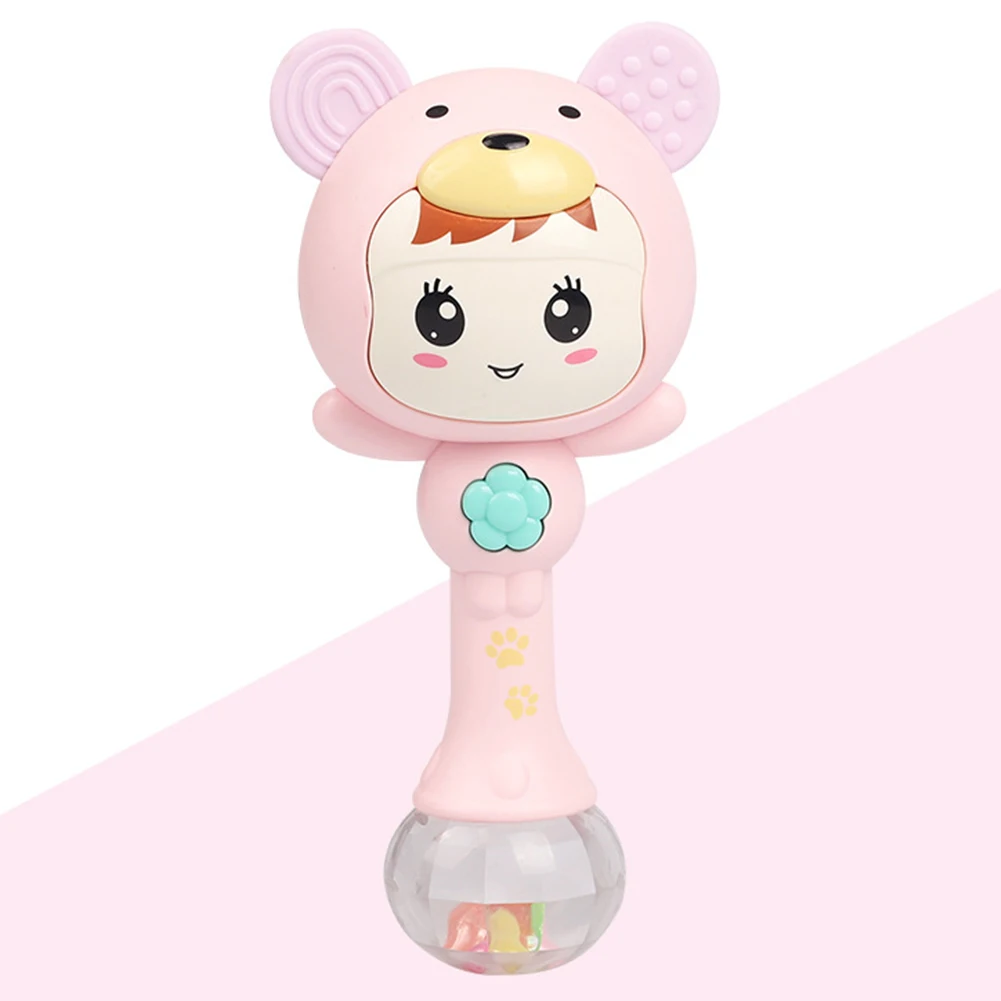 Stick Kids Teether Baby Toy Learning Early Education Musical Rattle Toddler - Цвет: Красный