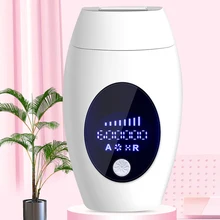 Мини Ручной лазерный эпилятор, устройство для перманентного удаления волос на лице, лазерное устройство для удаления волос на все тело, 600000 вспышек