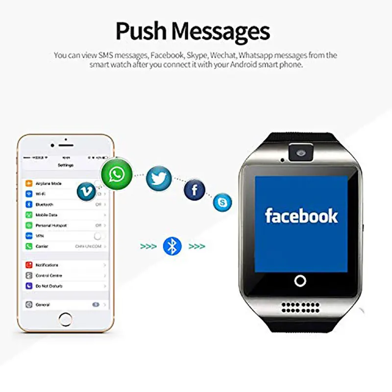  Bluetooth Smart Watch DZ09 Phone With Camera Sim TF Card Android SmartWatch Phone Call Bracelet Wat - 32958908591