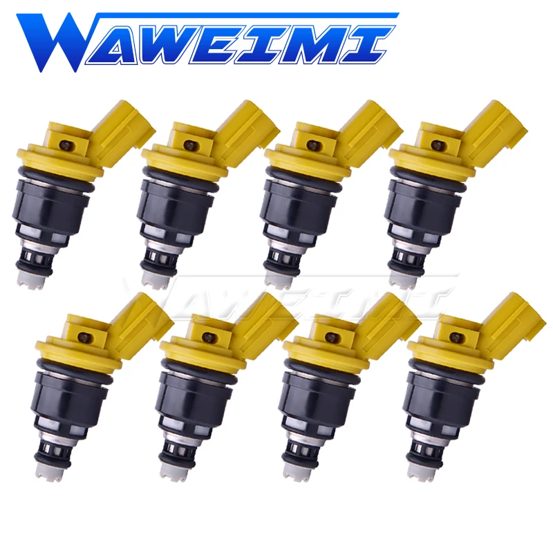 

WAWEIMI 8 Pieces OE 16600-RR543 Flow 850CC Fuel Injector For Nisaan 300ZX Z32 RB25DET VG30DETT SR20DET KA24 Brand New 16600RR543