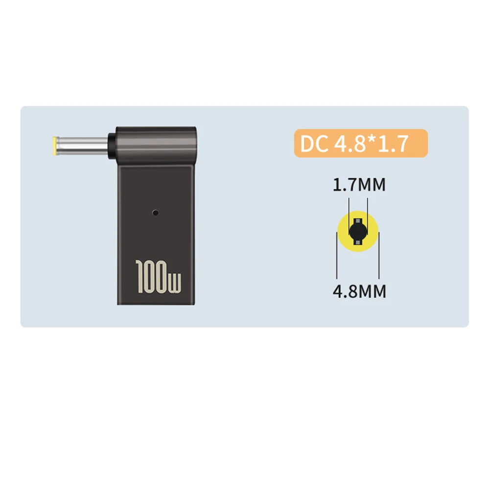 100W PD Fast Charging USB-C Female to Multi-size Male Plug Converter Description Image.This Product Can Be Found With The Tag Names Computer Cables Connecting, Computer Peripherals, Jack socket, PC Hardware Cables Adapters