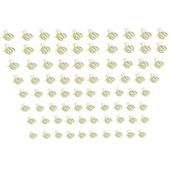 

Fastener Spring Clips Kit 65Mn spring steel 80 pcs Automotive Pinch Clamp