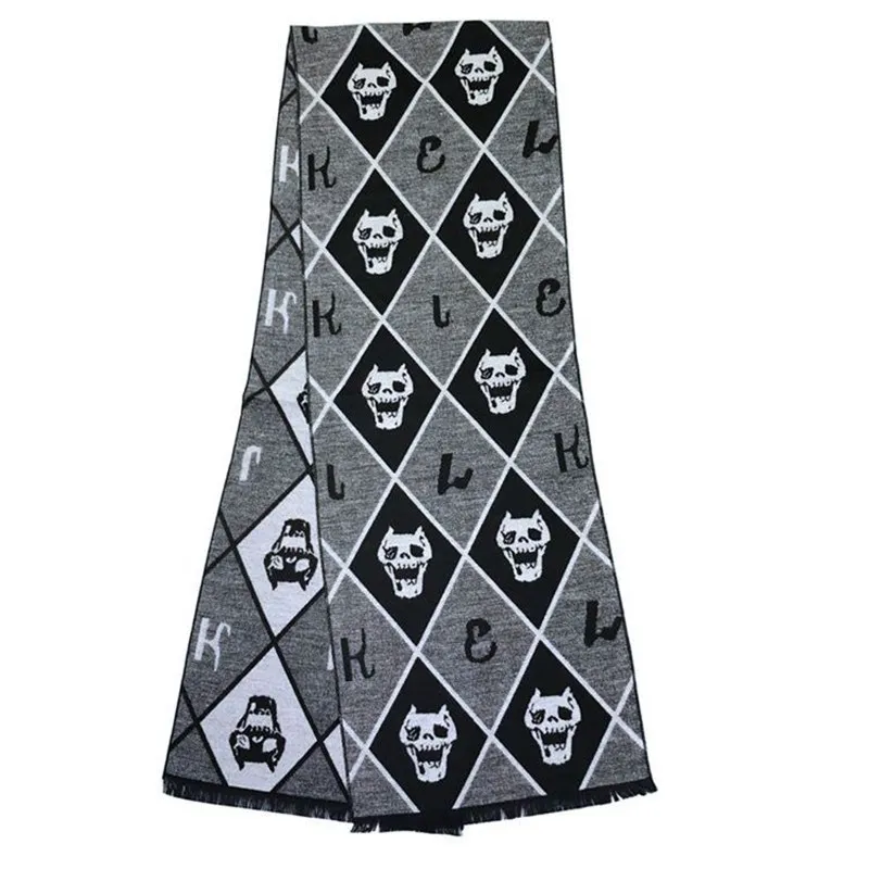 Anime JoJo's Bizarre Adventure KILLER QUEEN Cosplay Costume Scarves Neckerchief Warm