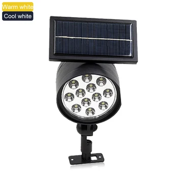

12LED Flood Spotlight Landscape Light Pathway Garden Light Fence Waterproof