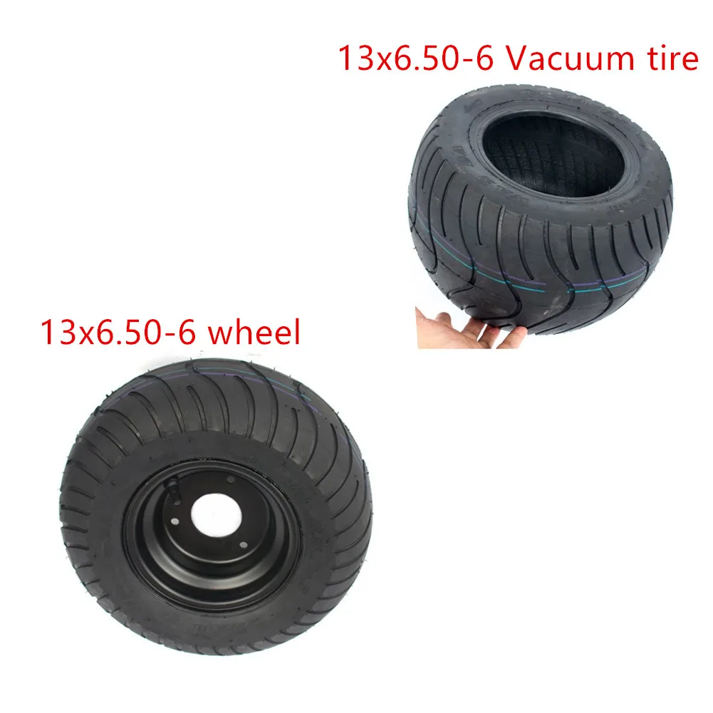 Супер хорошее GO KART 13X6. 50-6 дюймов бескамерное колесо шины вакуум шины с ступицей для картинг детская коляска ATV UTV