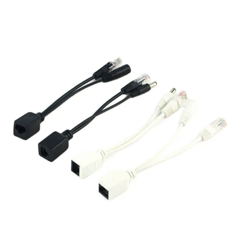 6 pair lot PoE Passive Cable Splitter Over For IP Camera POE