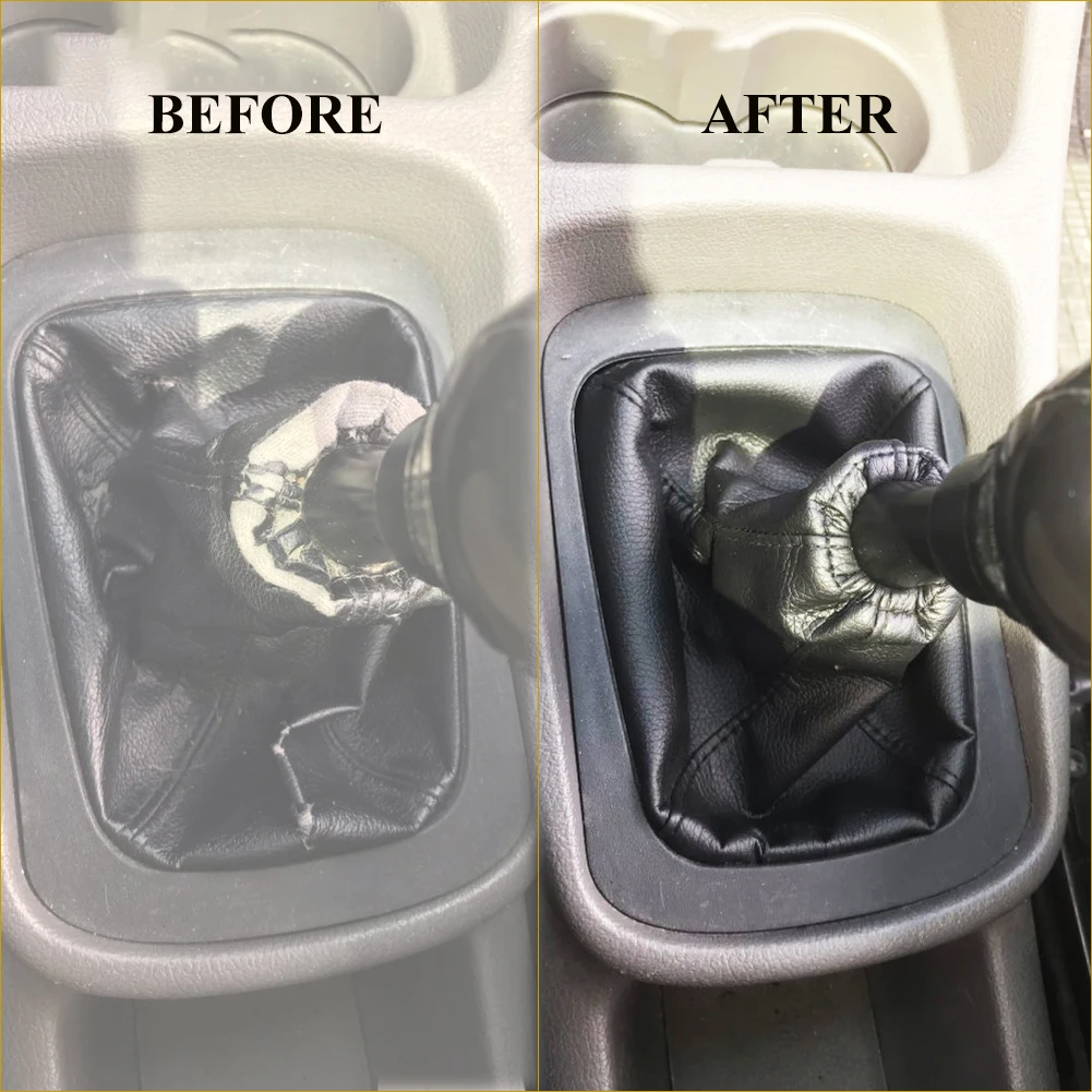 2 шт./компл. из искусственной кожи ручной тормоз переключения передач трость