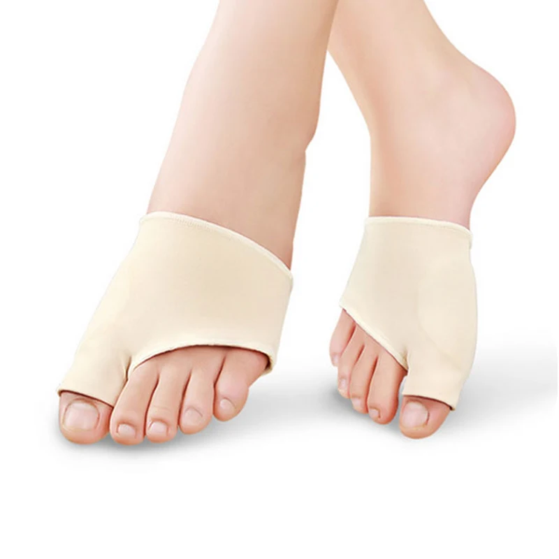 2 Pcs Bunion Corrector Gel Pad Stretch Nylon Hallux Valgus Protector Guard Toe Separator Orthopedic Supplies