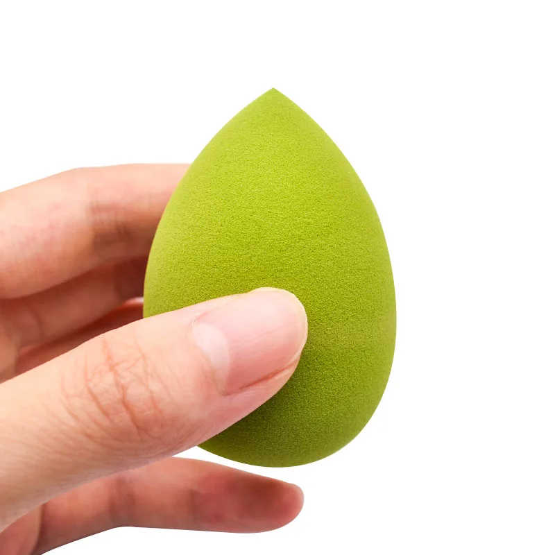 Губки для очищения макияжа губка капель воды многоцветная Косметическая гладкая