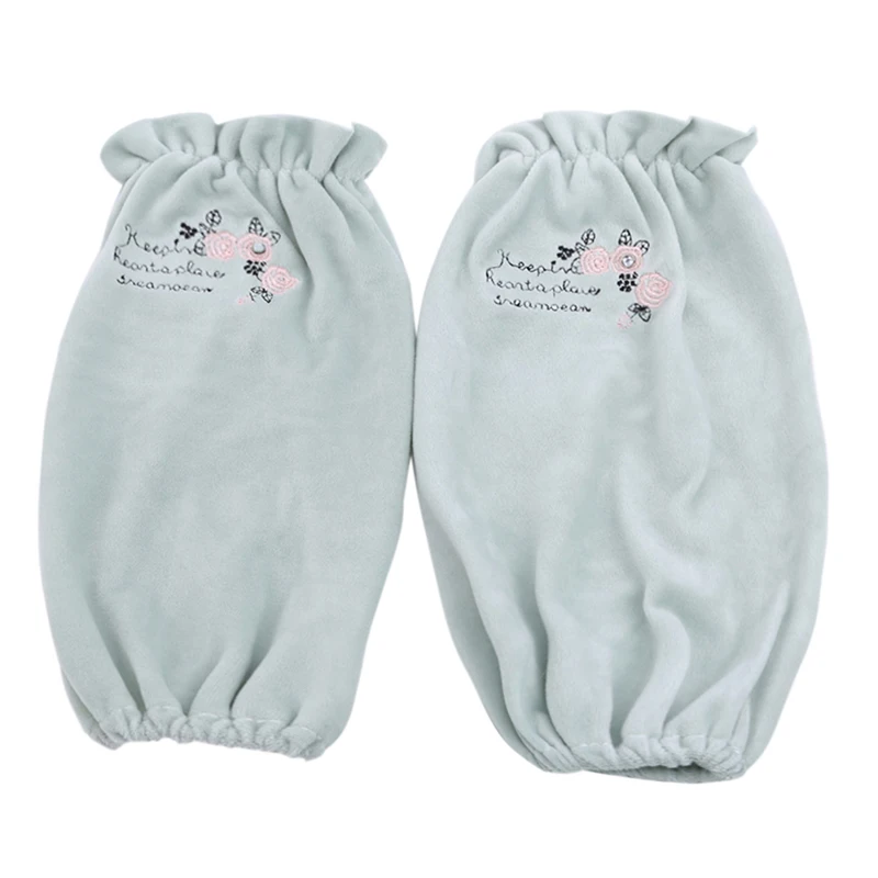 Polyester Oversleeves Antifouling Embroidery Cooking Sleeves Accessories Home Cleaning Accessories