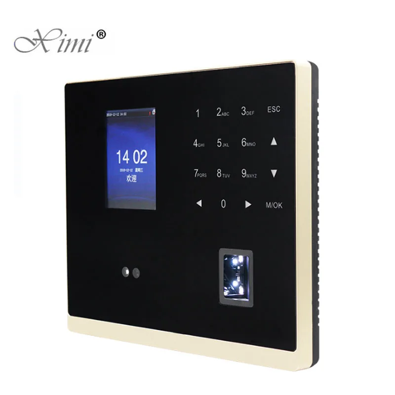 ZK GM500 для лица и отпечатка пальца посещаемость времени 3 дюймов Цвет Экран Bimoetric лица учета рабочего времени и двери Система контроля доступа