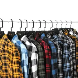 12 цветов мужские модные рубашки мужская рубашка в клетку Осенняя Удобная M-4XL Мужская рубашка с длинными рукавами