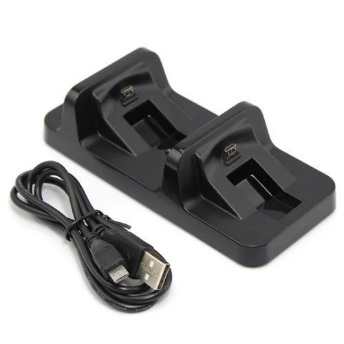 Док-станция для зарядки с двумя usb-разъемами для зарядки для контроллера Playstation 4