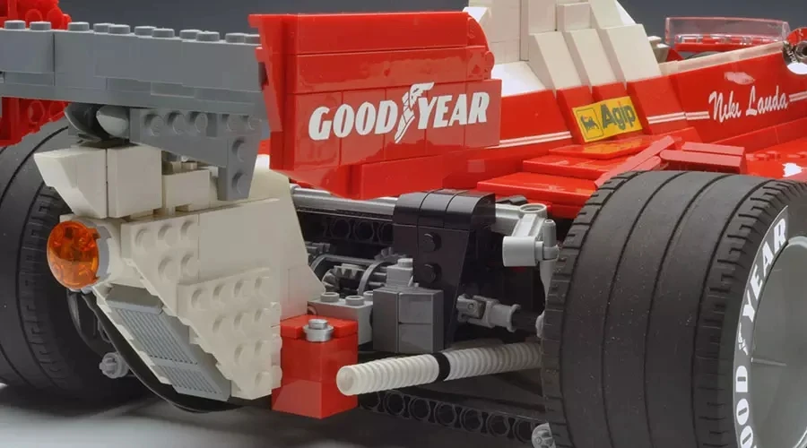2405 шт. XinBaobei блоки 03023 красный Мощный гонщик совместимые легоде technic детские игрушки Кирпичи Рождественский подарок 4px To DE