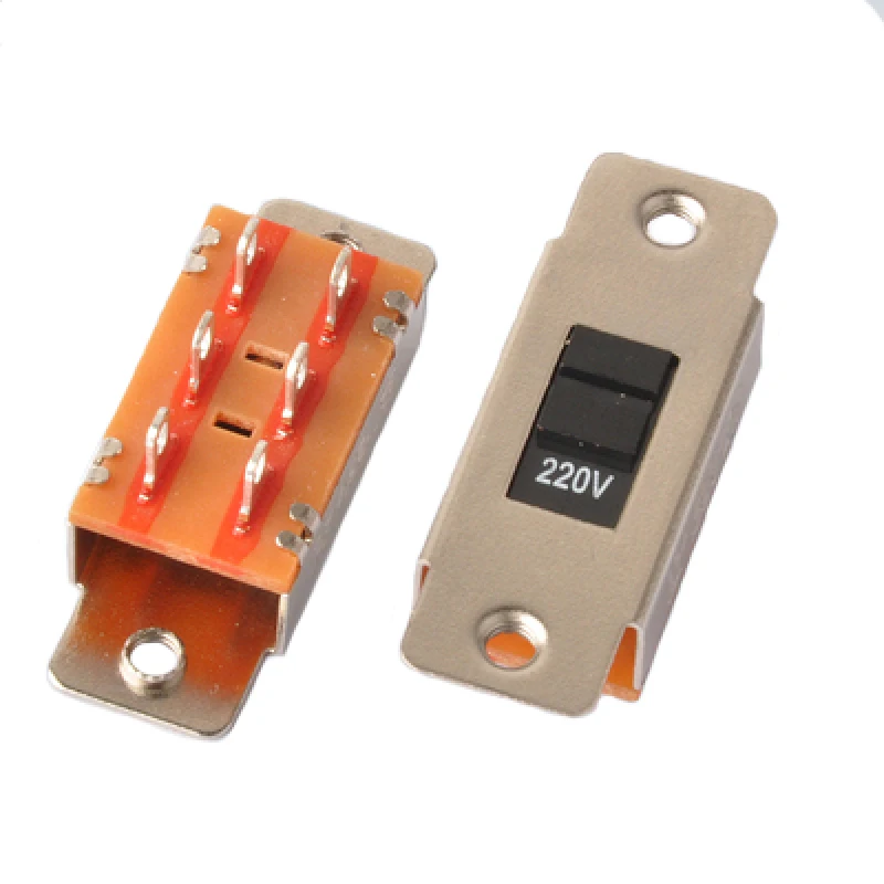 

10pcs KBB-102 Slide Switch Toggle Switch Changeover Switch 230V turn 115V 115V/230V 220V turn 110V Switch 110V/220V 6pin