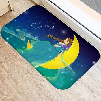 

40x60cm Cute Diy Print Floor Mat Bathroom Ground Mat Slip Door Bath Pad Rug Living Room Kitchen Carpet Home Decor