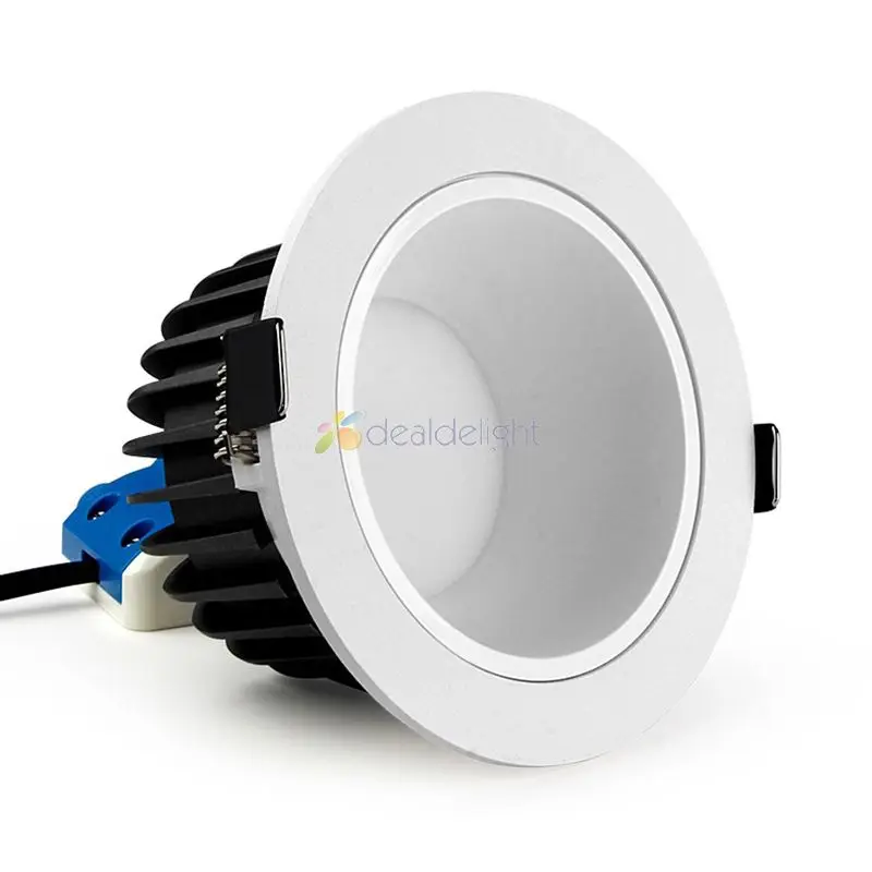 Miboxer Anti-glare RGB CCT LED Downlight 6w 12W 18W 2.4G Remote Control Smart Ceiling Lamps WIFI APP&Third Party Voice Control downlights Downlights