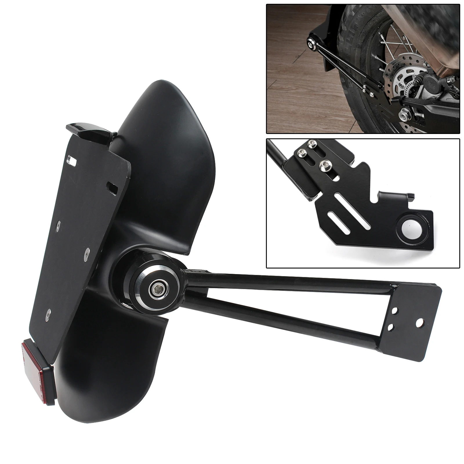 

Заднее крыло, держатель номерного знака, брызговик, брызговик для HONDA CRF1000L 2014 2015 2016 2017 2018 2019 мотоцикла, черный матовый