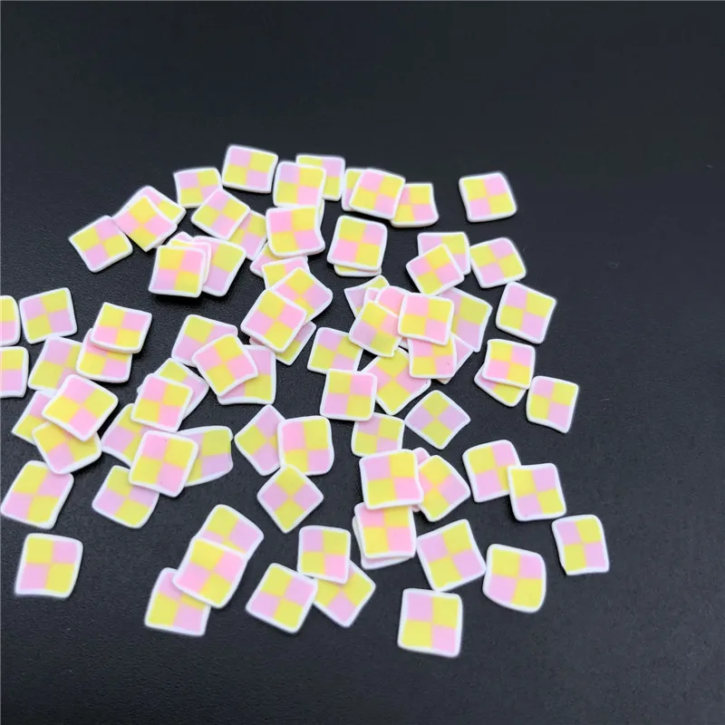 60g square Fimo Polymerclay,Soft Clay Sprinkle For Kid Diy/Craft Diy Making/Nail Art/Scrapbook Decoration/Slime Filler wholesale