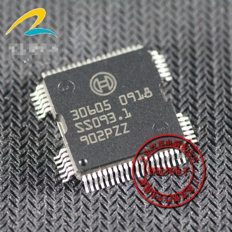 10pcs/LOT 30605 Car IC QFP64 For Volkswagen New Passat Bosch Automotive Computer Board Fuel Injection Driver Chip | Автомобили и