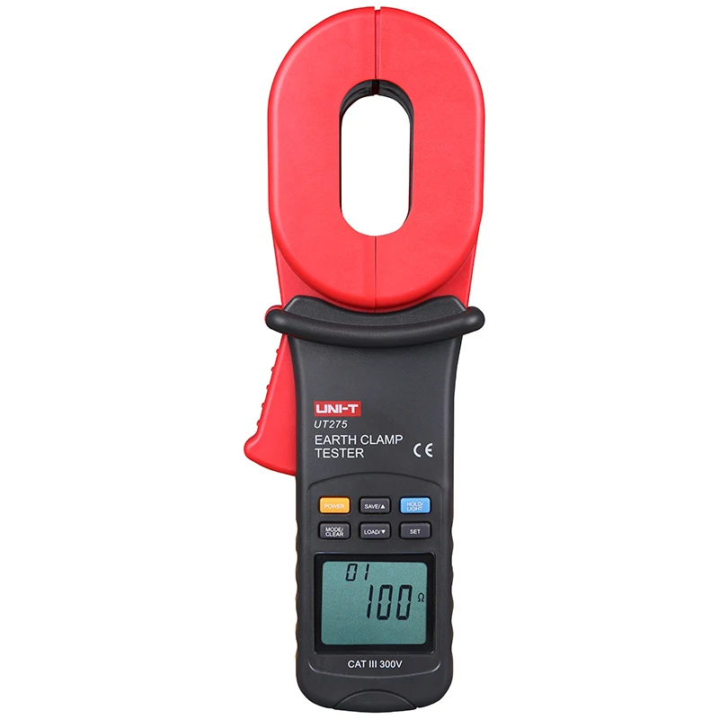 

UNI-T UT275 Clamp Earth Ground Tester Auto Range Resistance Clamp Earth Resistance Tester with Data storage Backlight