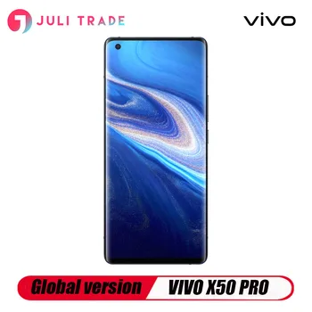 Перейти на Алиэкспресс и купить Глобальная версия VIVO X50 PRO 5G Смартфон Snapdragon 76 5G Google play Quad Camera