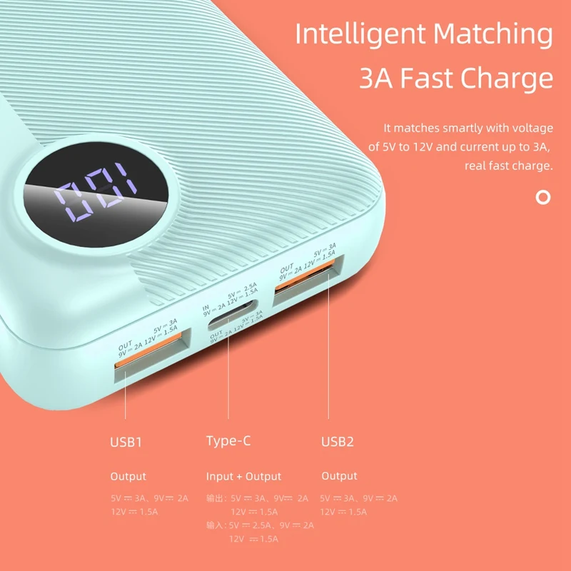 ROCK 10000mAh Qi Беспроводное зарядное устройство внешний аккумулятор беспроводное для
