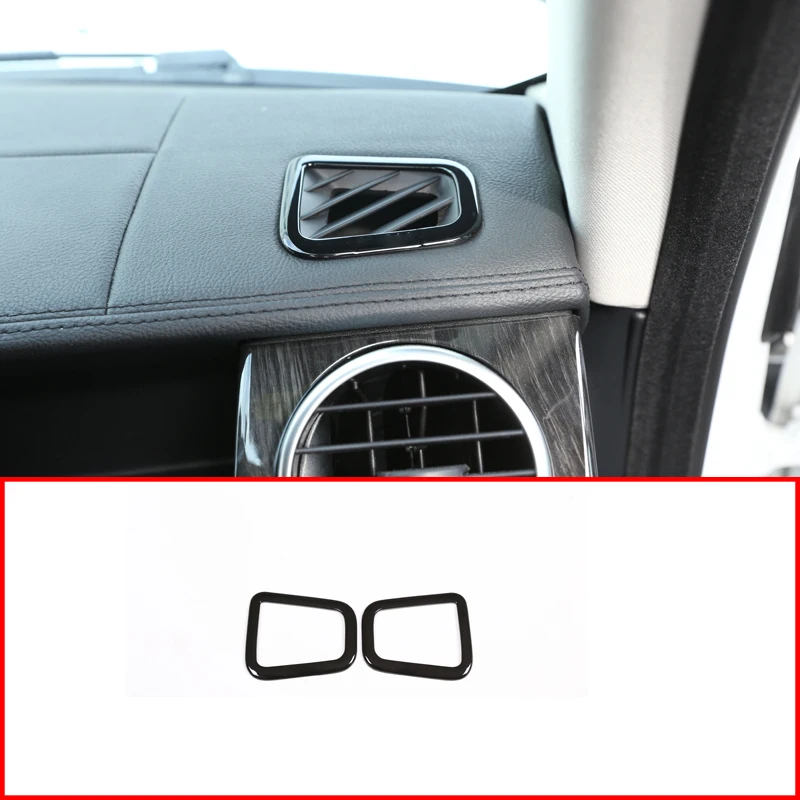 

For Land Rover Discovery 4 LR4 2010-16 Car ABS Black Dashboard AC Vent Outlet Frame Cover Trim For Range Rover Sport 2010-2013