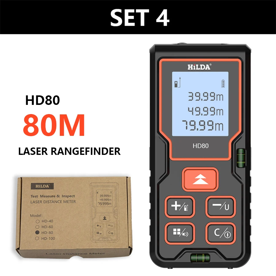Enhanced Laser Distance Meter - Accurate and Versatile Measurement Tool