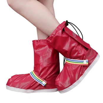 

Fashion 4 Colors Rain Shoes Covers Waterproof Shoe Protectors Shoe Covers for Rain Reusable Overshoes for Women and Men